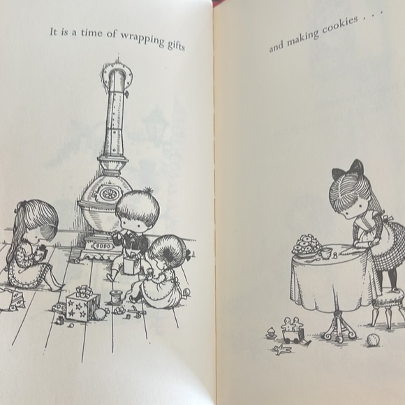 1st Edit. Joan Walsh Anglund "Christmas Is A Time of Giving" Harcort Brace, 1961 - Picture 5 of 8